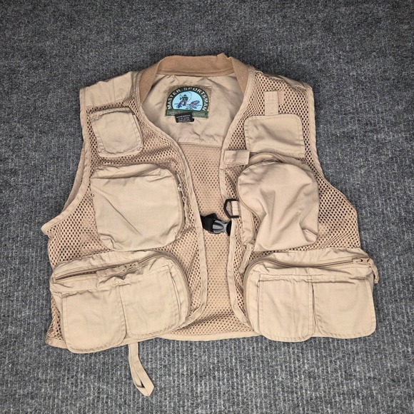 Master Sportsman Other - Master Sportsman Fishing Vest Mens M Tan Mesh Utility Gorpcore Outdoor